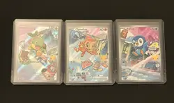 Pokemon TCG First Partner Illustration Collection Series 1 Gen 4 Sinnoh Starters - Image 1