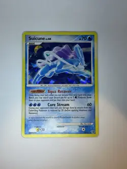 Suicune Rare Pokemon 19/132 D&P Secret Wonders Cracked Ice - Image 2