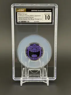 2025 POKEMON COINS JPN MEGA GENGAR CGC 10 GEM MINT - Image 1