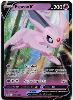 Espeon V SWSH201 Holo Sword & Shield Promo - Image 1