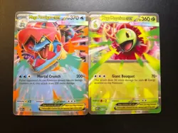 Mega Feraligatr & Meganium ex Black Star Promo 036/034 Jumbo Pokemon English NM - Image 1