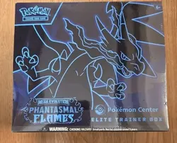 Pokemon TCG Phantasmal Flames Pokemon Center Exclusive ETB Elite Trainer Box - Image 1