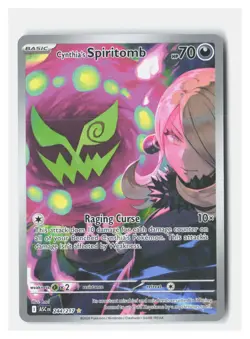 Cynthia's Spiritomb 244/217 Illustration Rare Ascended Heroes Pokemon NM B366 - Image 1