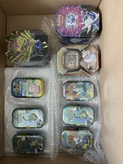 Pokemon Tins Lot of 8 Factory Sealed - Image 1
