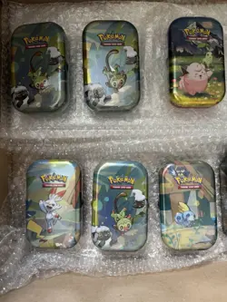 Pokemon Tins Lot of 8 Factory Sealed - Image 2
