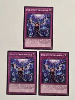 Infinite Impermanence L26D-ENM19 (x3) Yugioh Set Legendary Modern Decks 2026 - Image 1