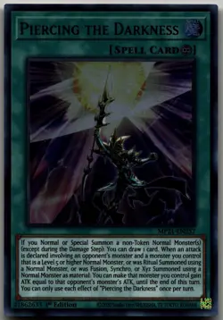 Piercing the Darkness Ultra Rare 2021 Tin of Ancient Battles MP21-EN257 LP - Image 1