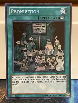 Prohibition - LCYW-EN267 - Secret Rare - Unlimited Edition - LP - Image 1