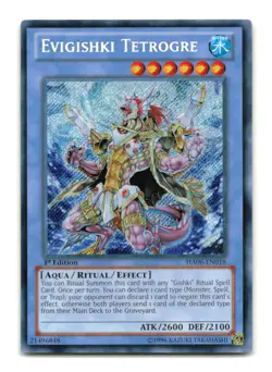 Evigishki Tetrogre - HA06-EN018 1st Edition Secret Rare - YuGiOh-LP - Image 1