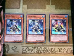 YUGIOH TCG 3X GISHKI ARIEL HA05-EN035 SUPER 1ST EDITION - Image 1