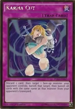 Yugioh - Karma Cut (Gold Rare) (1st Edition) - PGL2-EN067 (P) - Image 1