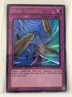 Yugioh Dust Tornado LCYW-EN095 Ultra Rare 1st Ed LP - Image 1