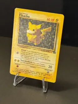 Ivy Pikachu #1 Black Star Promo Rare Vintage Pokemon Card - Image 2