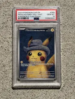 Pikachu with Grey Felt Hat 085 Sv: Scarlet & Violet Promo Card - Image 1