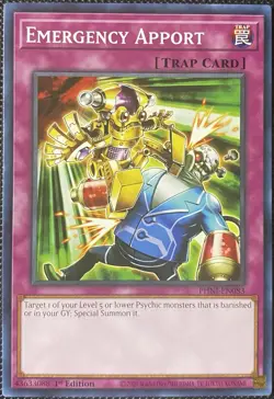 Emergency Apport PHNI-EN083 Phantom Nightmare 1st Edition Yugioh Card - Image 1