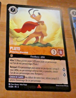 LORCANA CARD RARE GAME TCG DISNEY CHAPITRE 3 CARTE PLUTO 17/204 FR TCG NEUF - Image 1