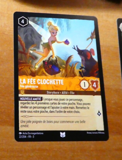 LORCANA TRADING CARD GAME TCG DISNEY CHAPITRE 3 CARTE CLOCHETTE 22/204 FR NM - Image 1