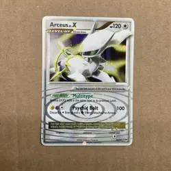 2009 Pokemon TCG Arceus LV.X 96/99 Platinum Holo Rare Card - Image 1