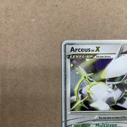 2009 Pokemon TCG Arceus LV.X 96/99 Platinum Holo Rare Card - Image 3