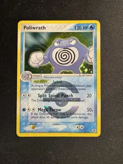 Pokemon TCG Poliwrath EX FireRed & LeafGreen 11/112 Reverse Holo - Image 1