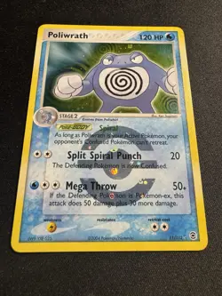 Pokemon TCG Poliwrath EX FireRed & LeafGreen 11/112 Reverse Holo - Image 2