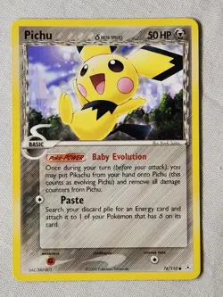 NM Pichu - Non-Holo 76 Holon Phantoms Pokemon TCG - Image 1