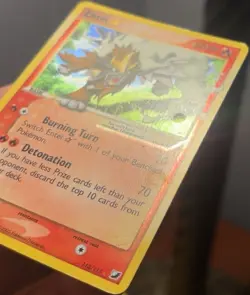Pokemon TCG Entei Star 113/115 EX Unseen Forces Holo Ultra Rare Fukuda - Image 1