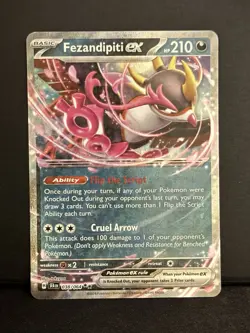 Fezandipiti Ex 038/064 - Pokemon Shrouded Fable - Near Mint - Image 1