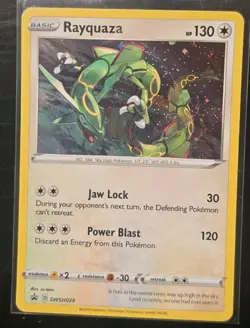 The Pokemon Company Pokemon TCG Rayquaza SWSH029 Promo Holo 130 HP Eng - Image 1