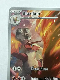 Pokemon Destined Rivals Blaziken IR Illustration Rare 192/182 - Image 2