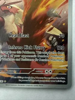Pokemon Destined Rivals Blaziken IR Illustration Rare 192/182 - Image 4