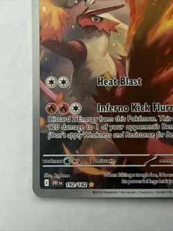 Pokemon Destined Rivals Blaziken IR Illustration Rare 192/182 - Image 5