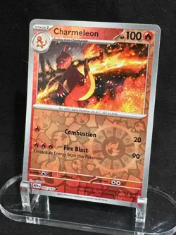 Charmeleon 005/165 Uncommon 151 Pokemon Reverse Holo Near Mint - Image 1
