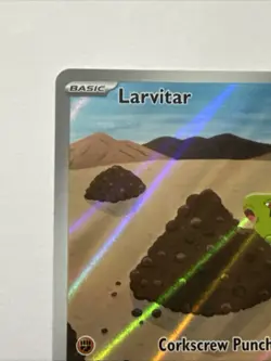 Pokemon Larvitar - 203/197 SV03: Obsidian Flames Illustration Rare NM - Image 2