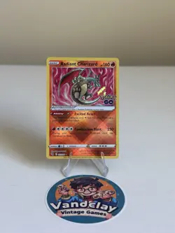Radiant Charizard 011/078 Pokemon GO Holo Mint - Image 1