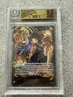 2022 One Piece Promos ST13-003 Monkey D Luffy Premium Leader Collection BGS 9.5 - Image 1
