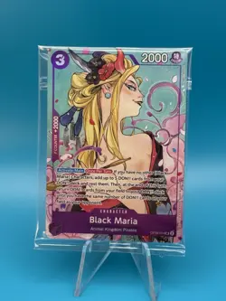 Black Maria (Illustration Box Vol.2) OP08-074 One Piece Promo SEALED - Image 1