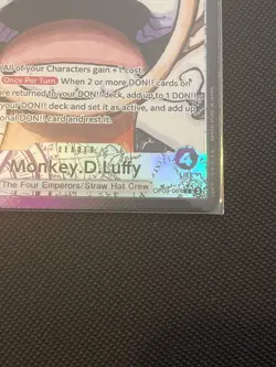 MONKEY D LUFFY - One Piece OP09-061 - AAL Alt Art Leader - Emperors in the New - Image 3