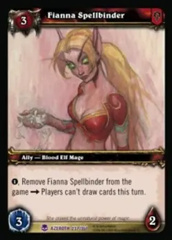 Fianna Spellbinder - Heroes of Azeroth - World of Warcraft TCG - Image 1