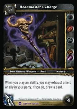 Headmaster's Charge - Heroes of Azeroth - World of Warcraft TCG - Image 1