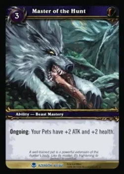 Master of the Hunt - Heroes of Azeroth - World of Warcraft TCG - Image 1