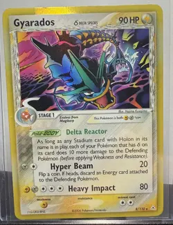 Pokemon Gyarados Holo Delta Species Ex Holo Phantoms Card 8/110 - Image 1