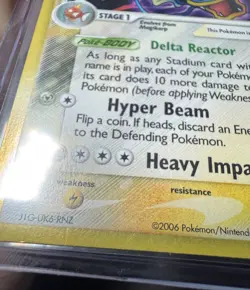 Pokemon Gyarados Holo Delta Species Ex Holo Phantoms Card 8/110 - Image 3