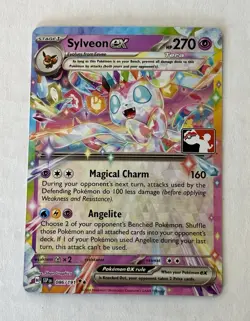 Sylveon EX 086/191 Play Pokemon Prize Pack Series 7 Prismatic Evolutions Card - Image 2