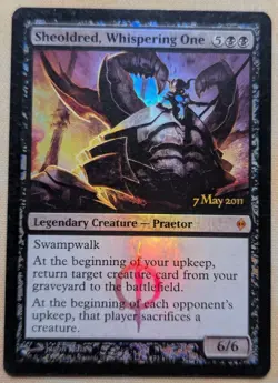 Sheoldred, Whispering One - Foil - Prerelease Promo LP English Magic Card TCG ✨ - Image 1