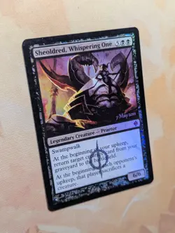 Sheoldred, Whispering One - Foil - Prerelease Promo LP English Magic Card TCG ✨ - Image 4