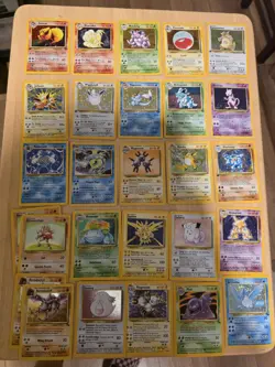Vintage Pokemon Cards Lot Of 27 Foils 1999 Fossil Jungle Some 1st Edition - Image 1