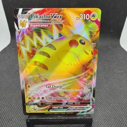 Pikachu VMAX SWSH286 Holo Black Star Promo Pokemon Card NM - Image 1
