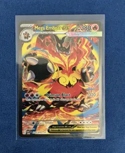 Mega Emboar ex 273/217 SIR Near Mint - Ascended Heroes Pokemon Card Full Art - Image 1