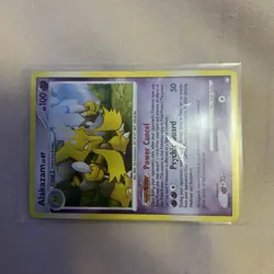 Alakazam Mysterious Treasures Holo Rare Pokemon TCG Card 2/123 - Image 3